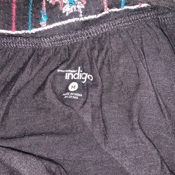 Great Northwest Indigo Embroidered Tribal Tank Top Tunic Blouse - Picture 8 of 8